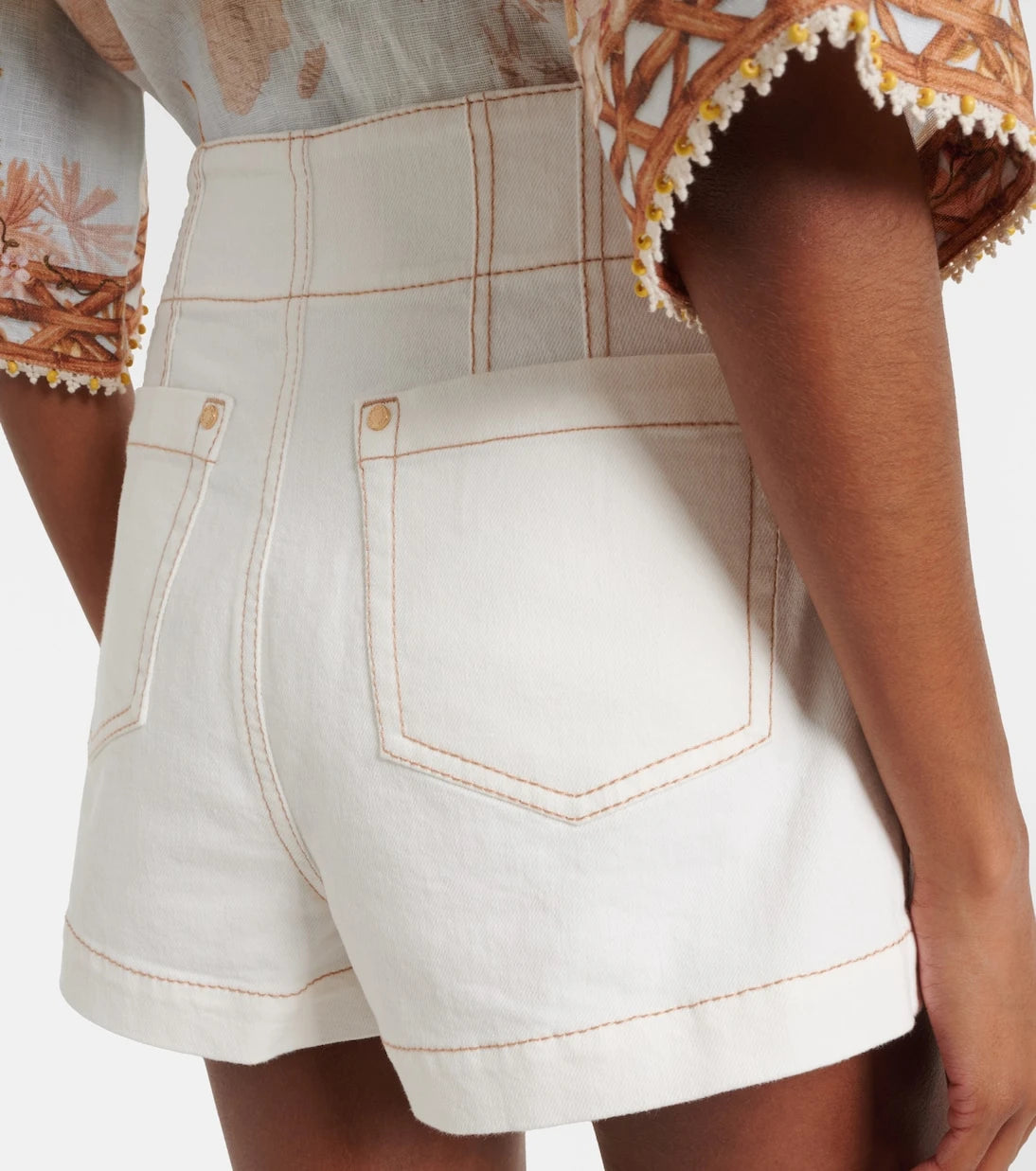 Zimmermann - Roselight denim shorts