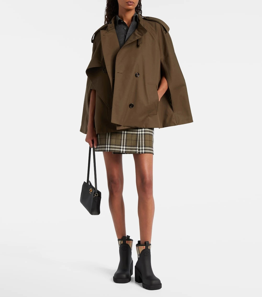 Burberry - Burberry Desenli Yağmur Botları