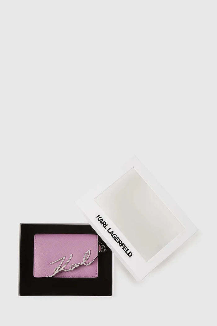 Кожен портфейл Karl Lagerfeld K/SIGNATURE