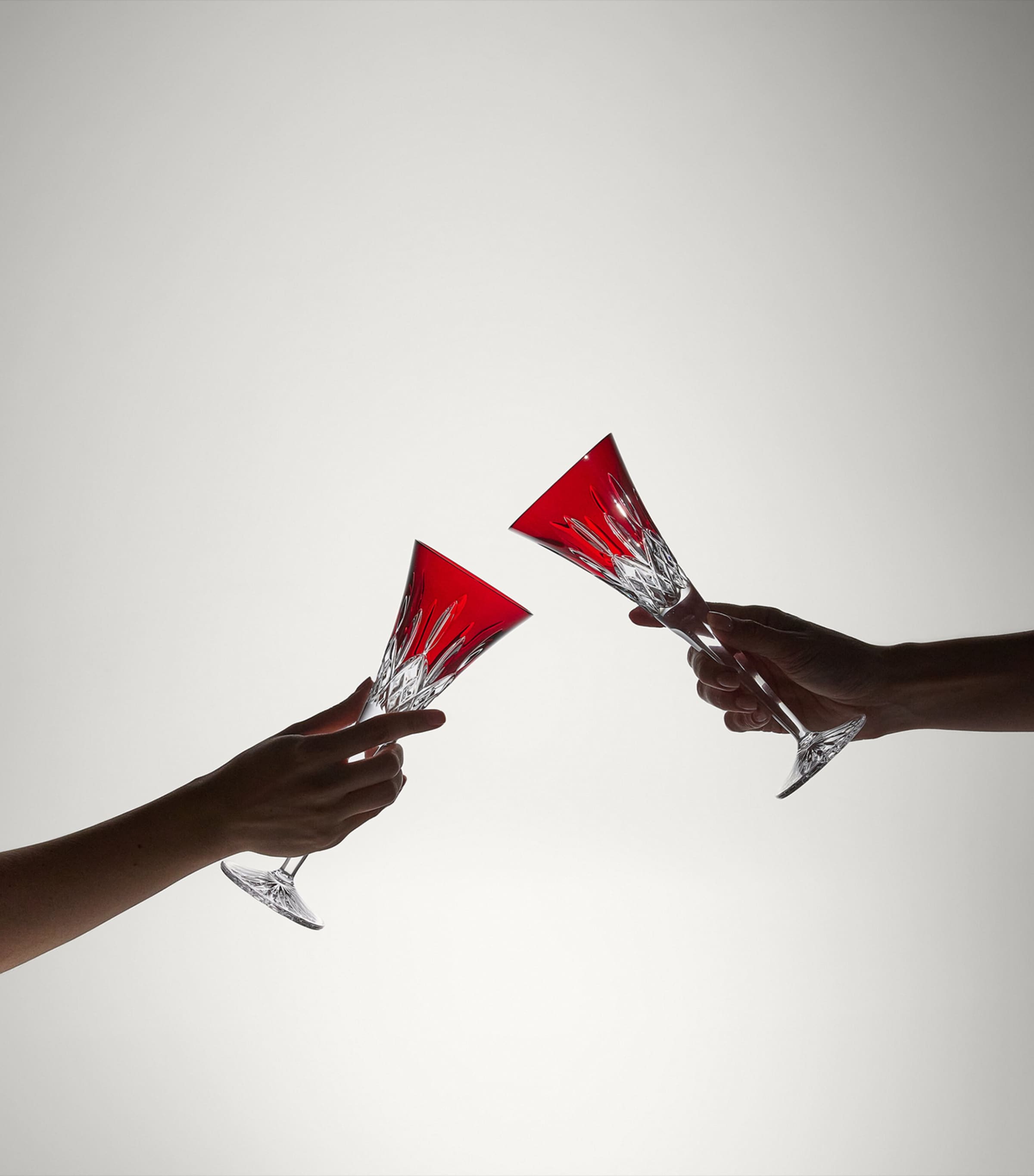 Set of 2 Crystal Lismore Champagne Flutes (170ml)