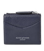 Aspinal Of London Navy Leather Hudson Pocket Wallet