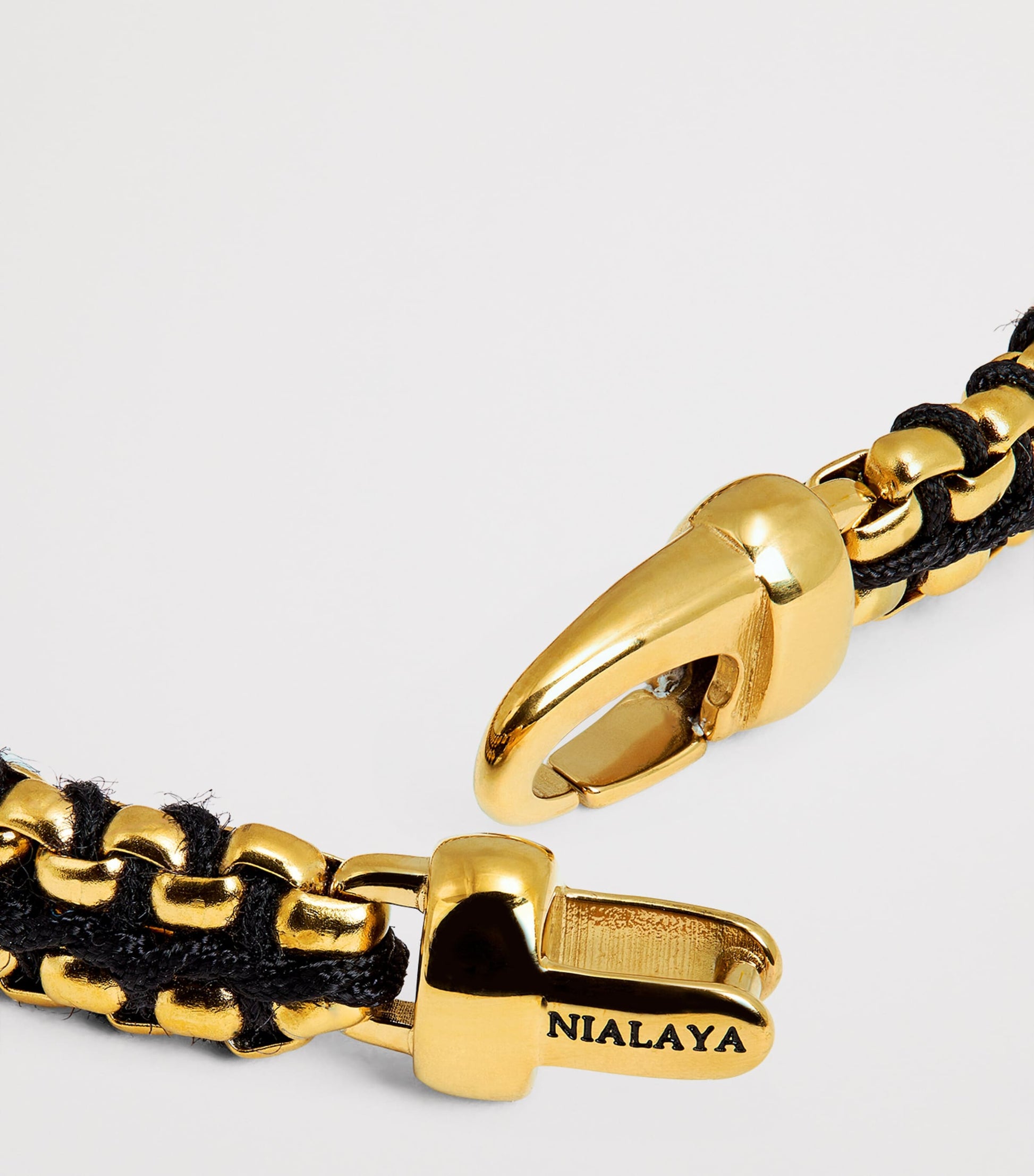Gold-Plated Stainless Steel Box Chain Bracelet