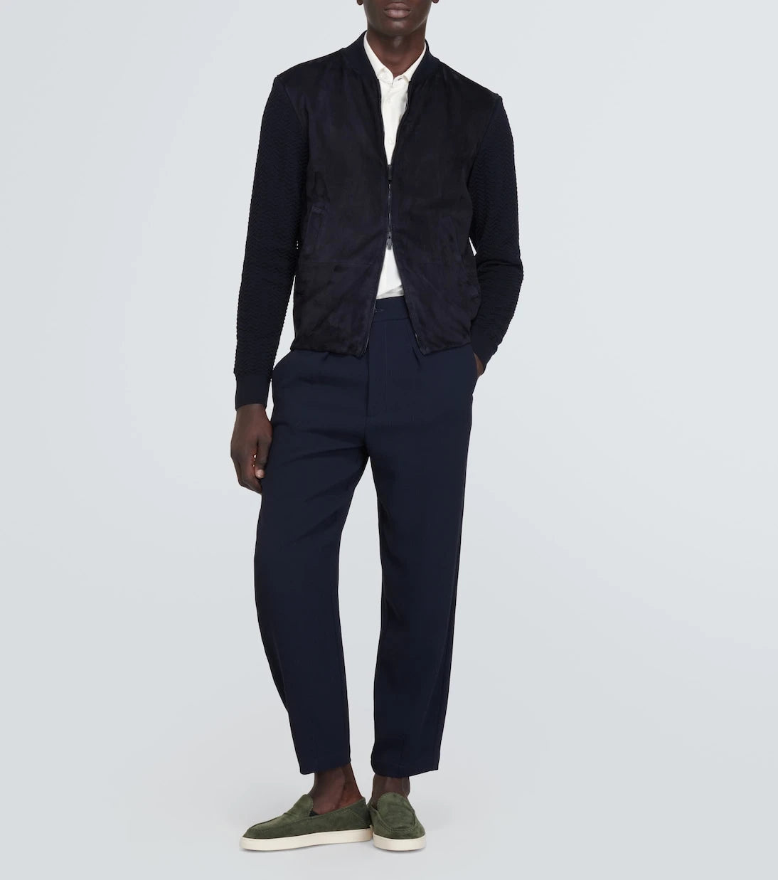 Giorgio Armani - Wool-blend straight pants