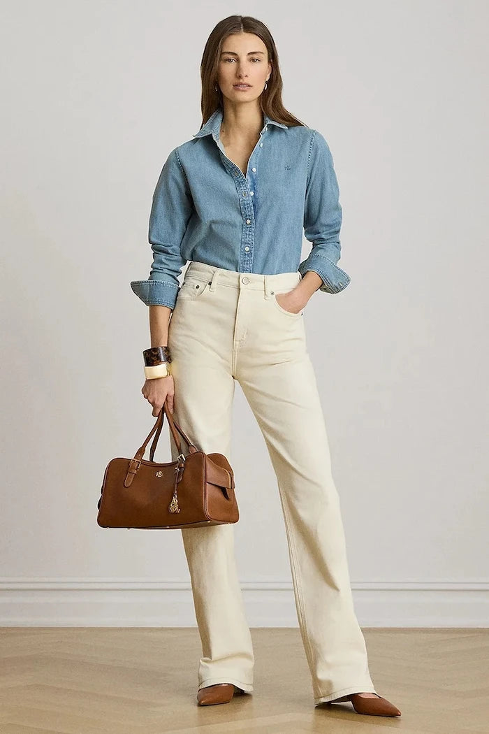 Lauren Ralph Lauren риза дамска от деним