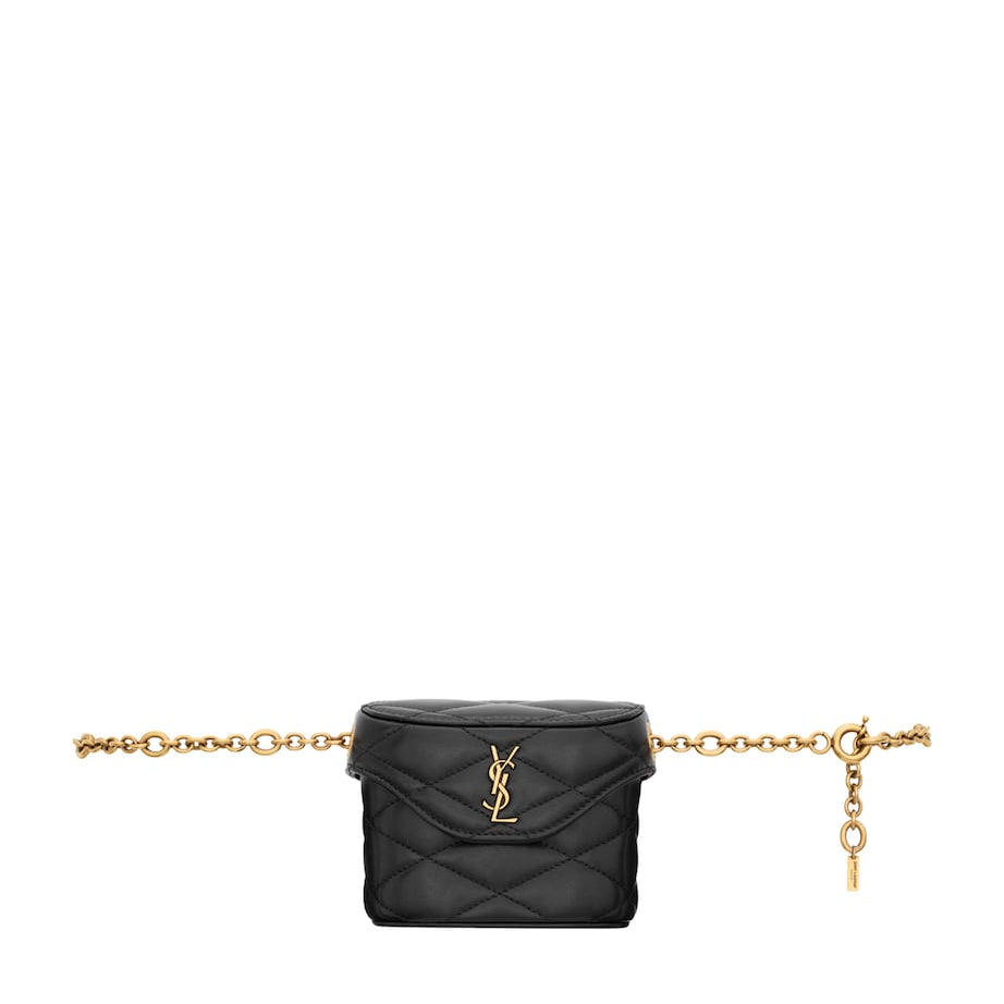 Black June Chain Belt Bag