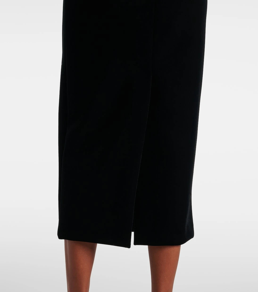 Sportmax - فستان كورسيه مخملي