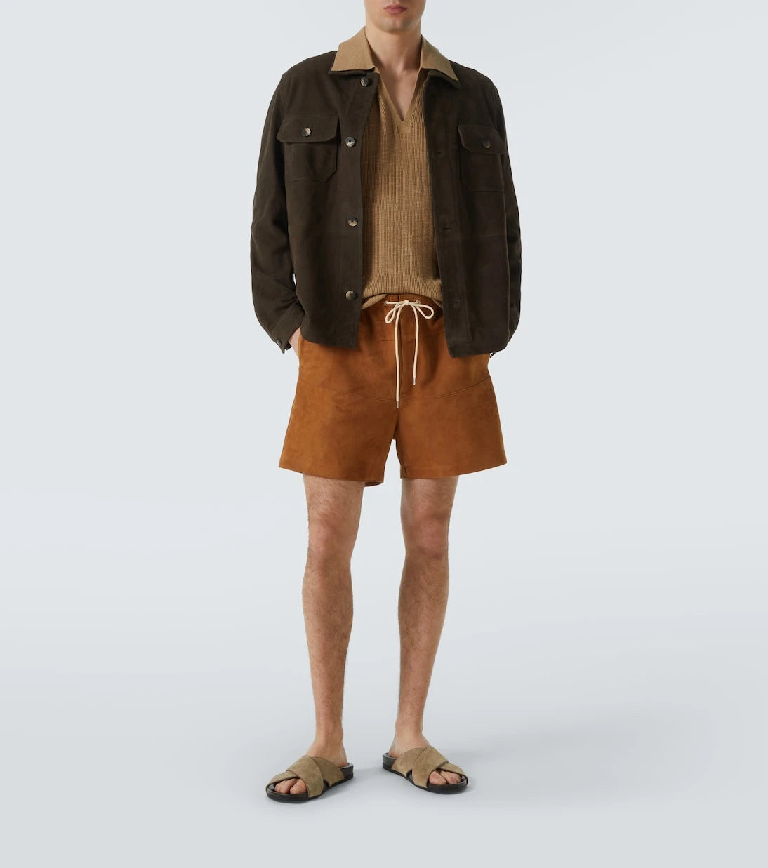 Frescobol Carioca - Ravi suede overshirt