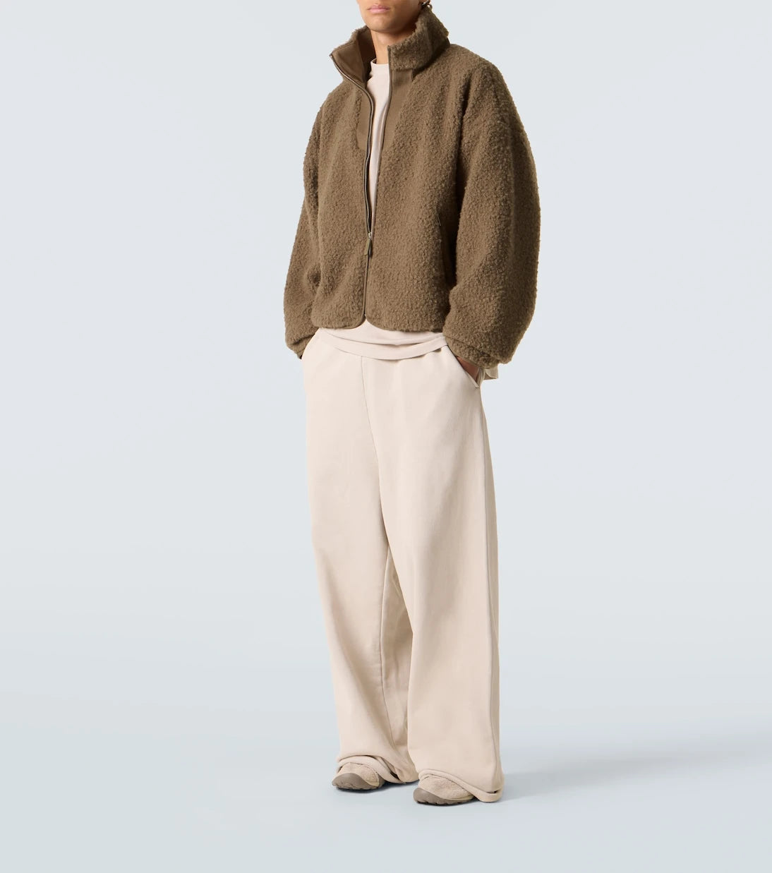 Entire Studios - Cropped teddy jacket