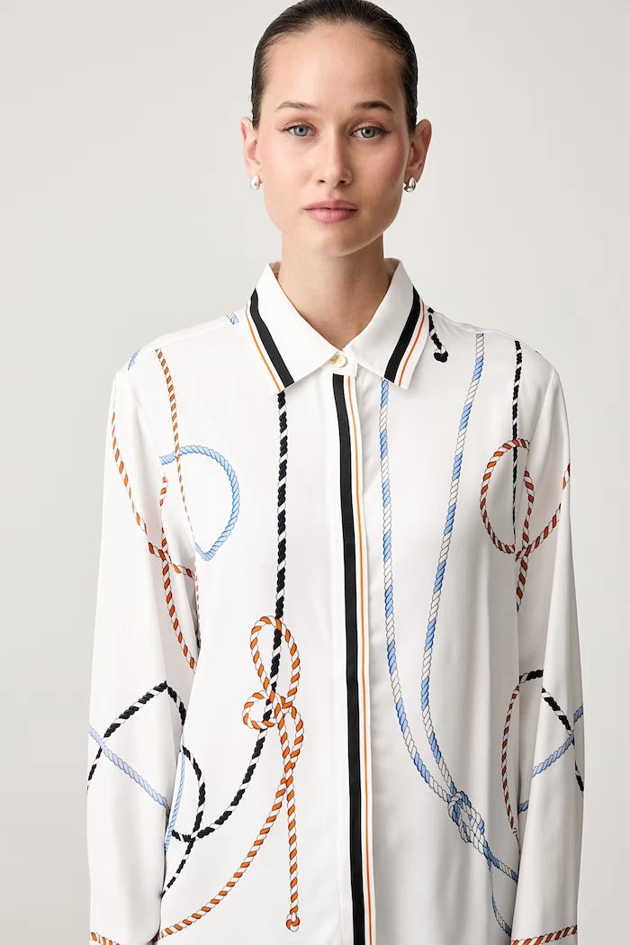 Tommy Hilfiger viskoz kadın gömlek