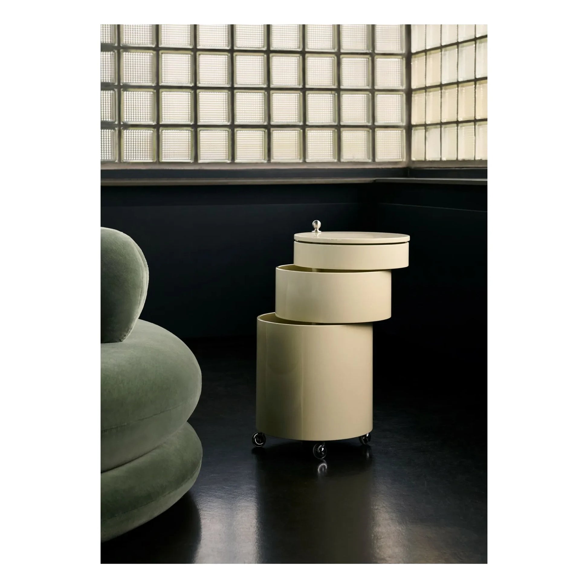 Verpan - Barboy mobile storage unit - Glossy Edition | Cream