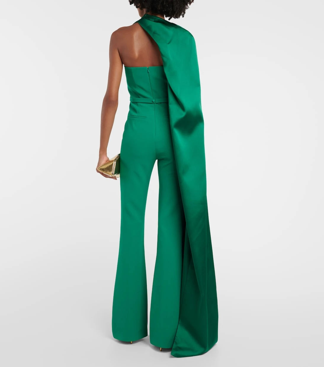 Safiyaa - Lollian Marmont caped jumpsuit