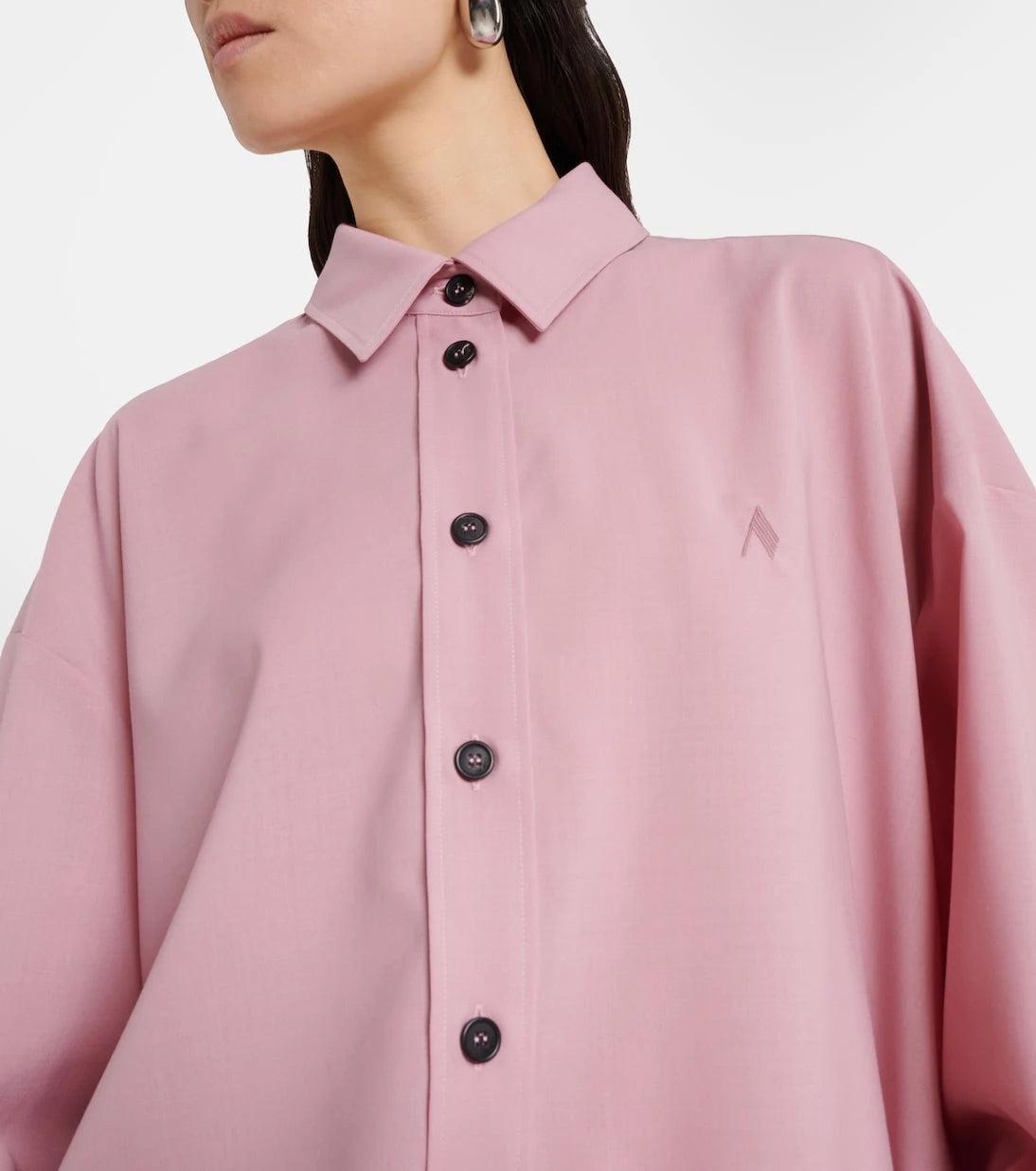 The Attico - Diana asymmetric oversized shirt