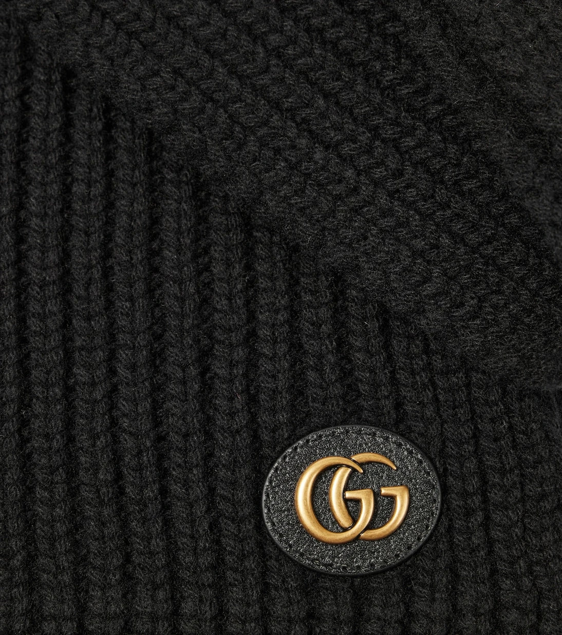 Gucci - Ribbed-knit wool and cashmere scarf