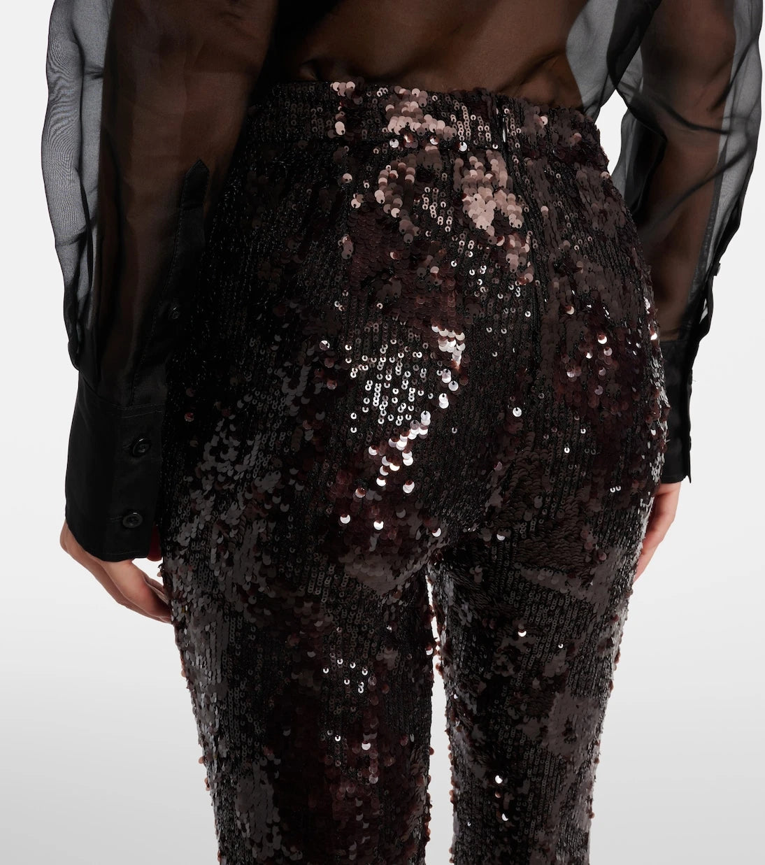 Veronica Beard - Collier sequined flared pants