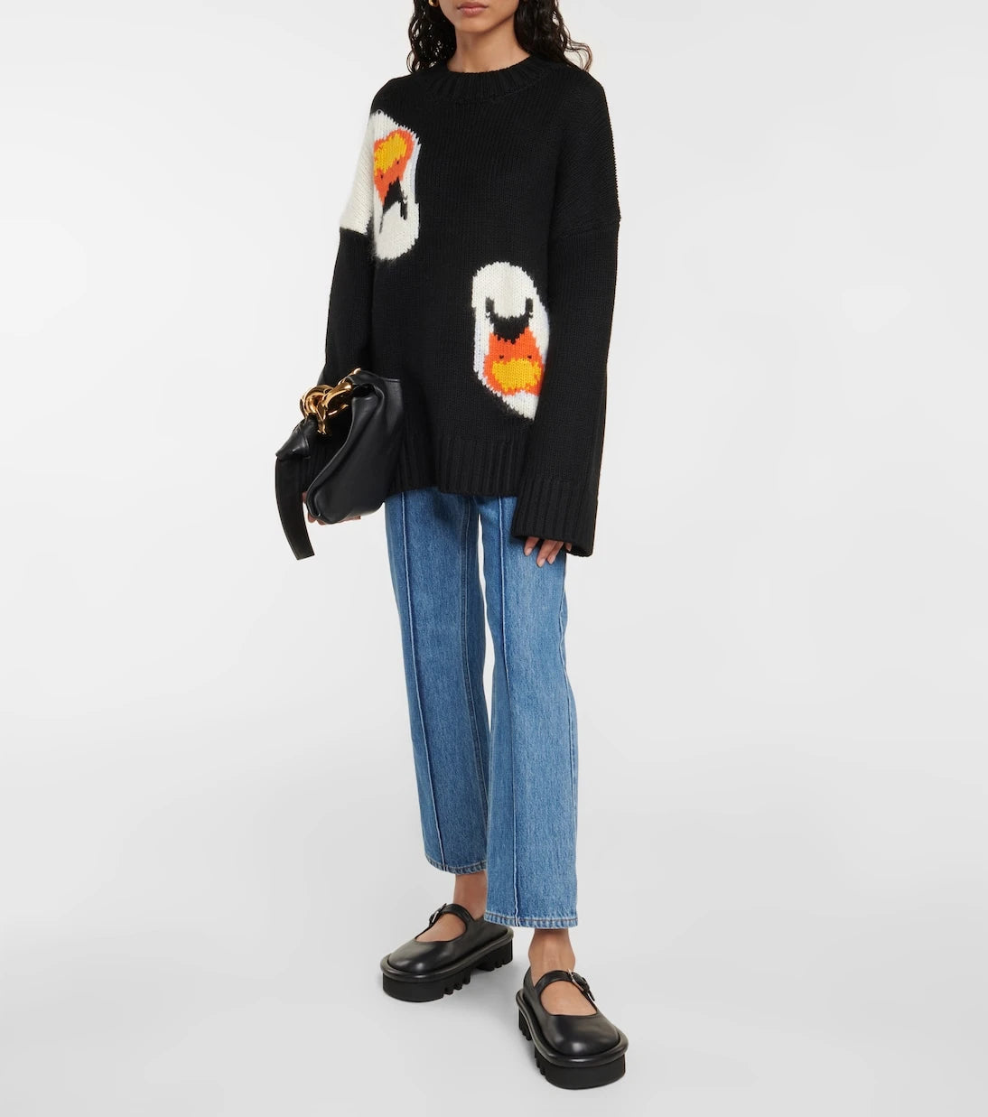 JW Anderson - Bumper-Tube leather loafers
