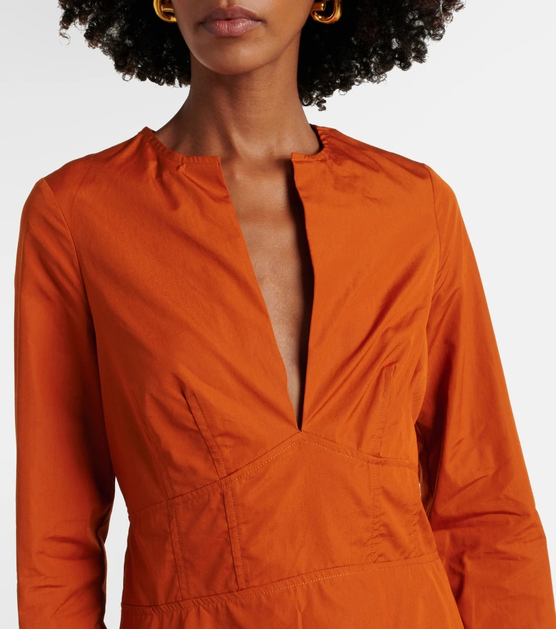 CO - Tiered cotton midi dress