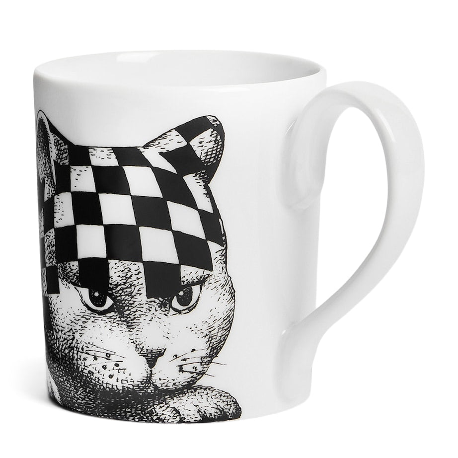 Fornasetti Porcelain High Fidelity Mug