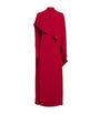 Red Crepe Cady Carrington Maxi Dress