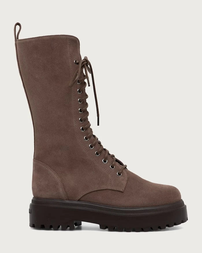 Le Silla platform botlu kadın süet Stivaletto Ranger