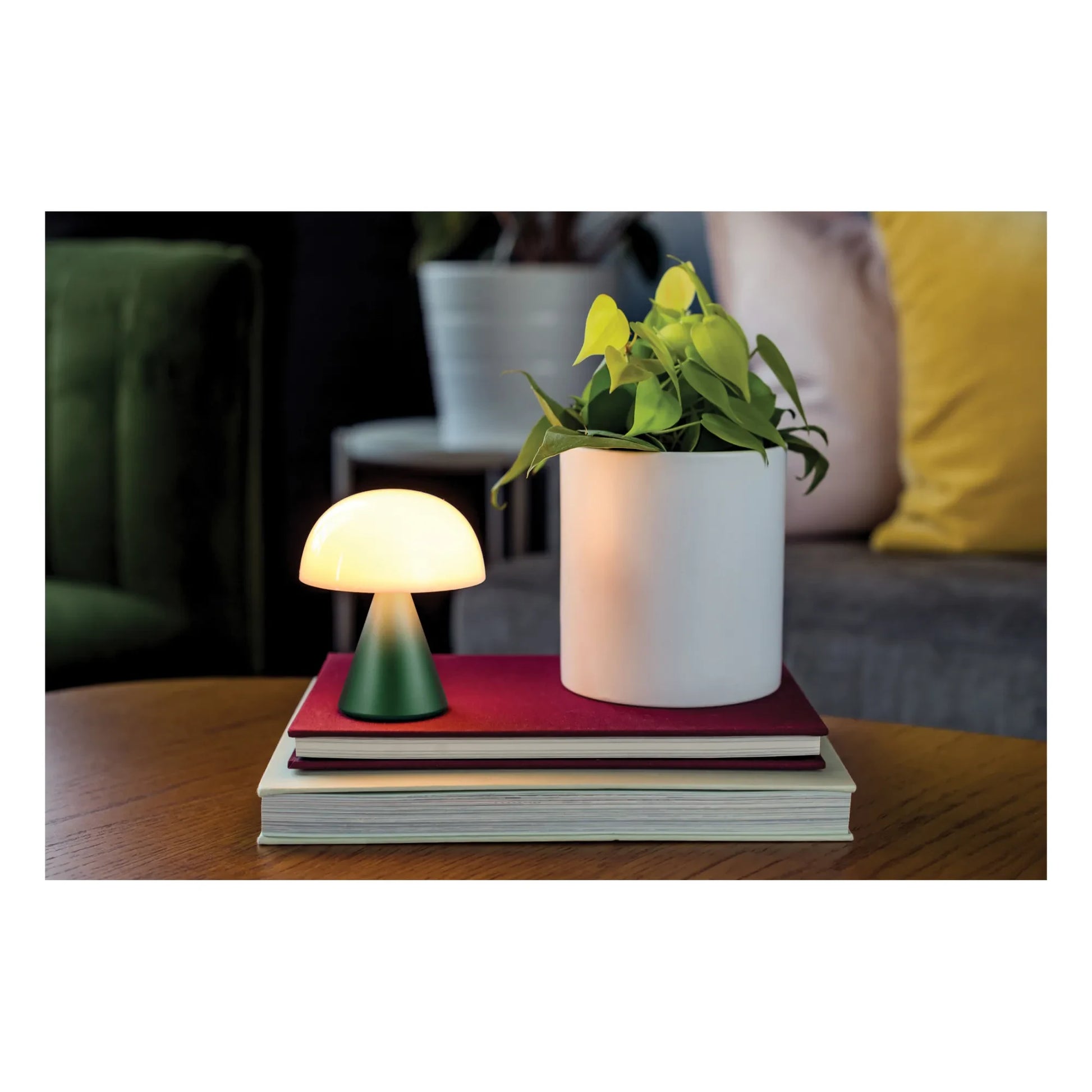 Lexon - Mina Table Lamp | Dark green