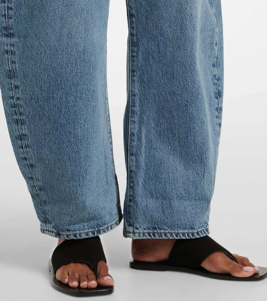 Frame - Bubble barrel-leg jeans