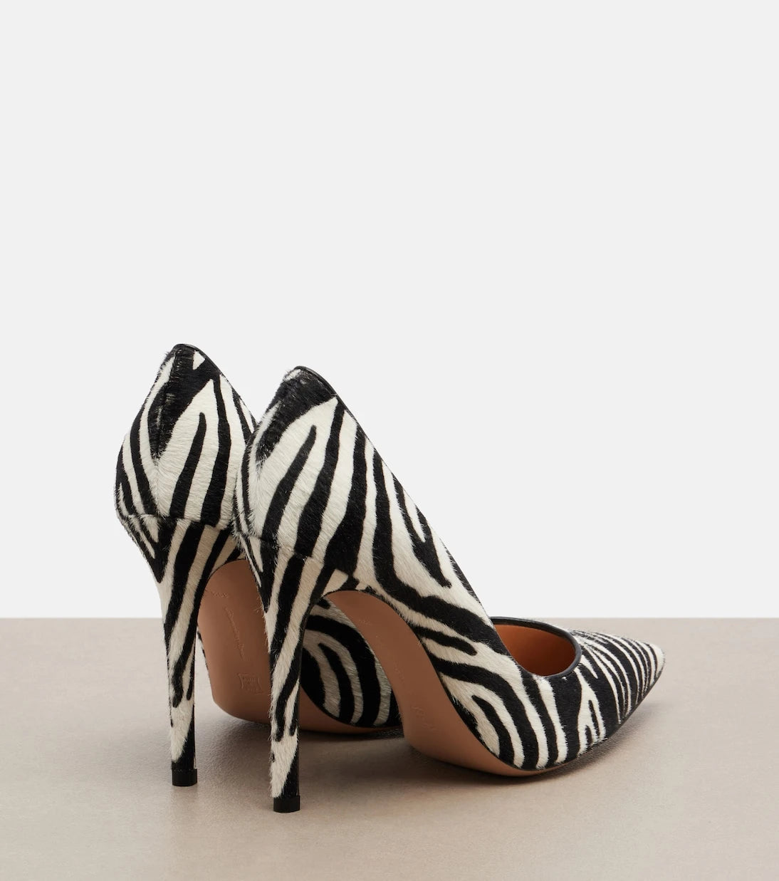 Gianvito Rossi - Gianvito zebra-print calf hair pumps
