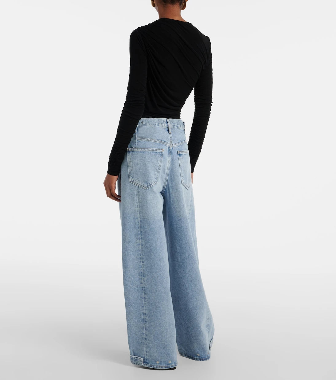 Agolde - Darsha mid-rise barrel-leg jeans