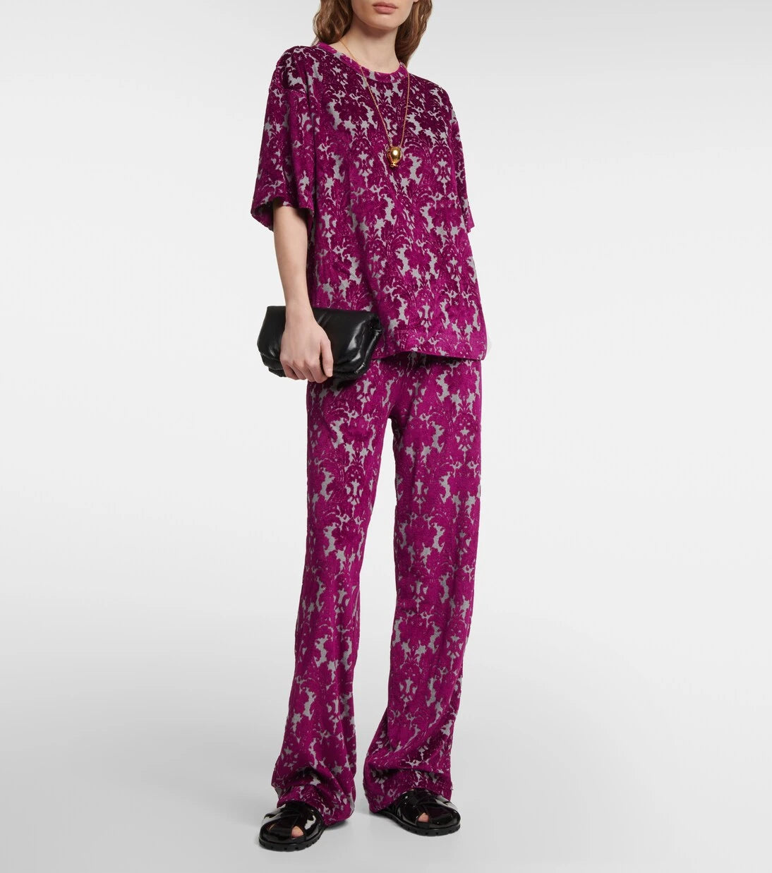 Dries Van Noten - Patent leather sandals