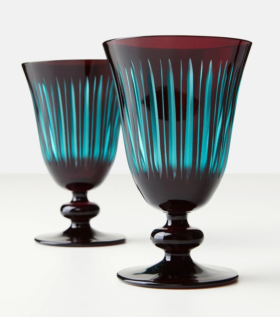 L'Objet - Prism set of 4 wine glasses