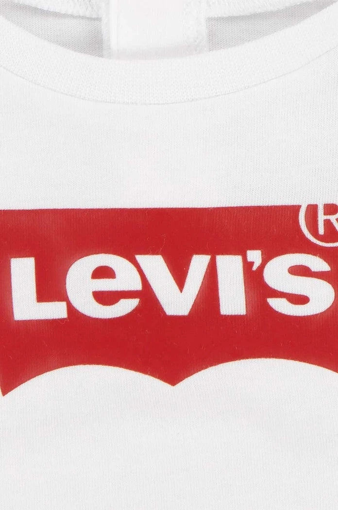 Бебешка памучна тениска Levi's BATWING TEE