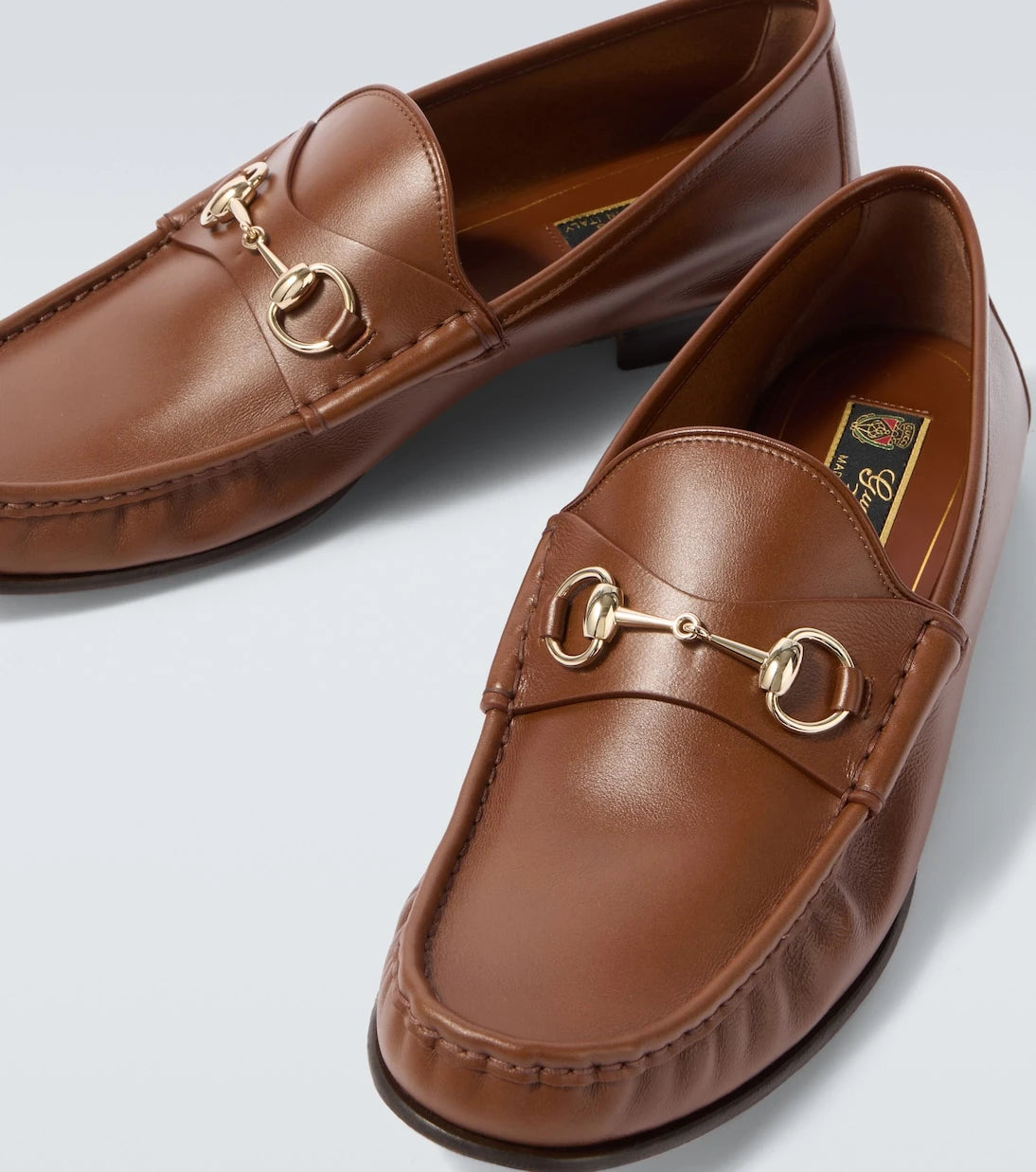 Gucci - Gucci Lugano Horsebit leather loafers