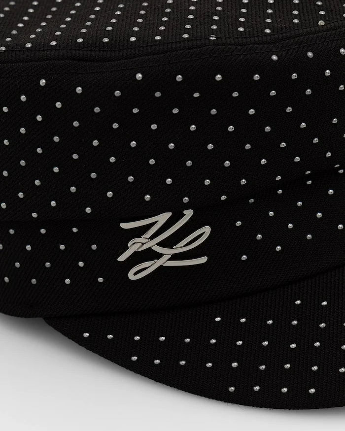 Karl Lagerfeld kadın yün kasket K/AUTOGRAPH