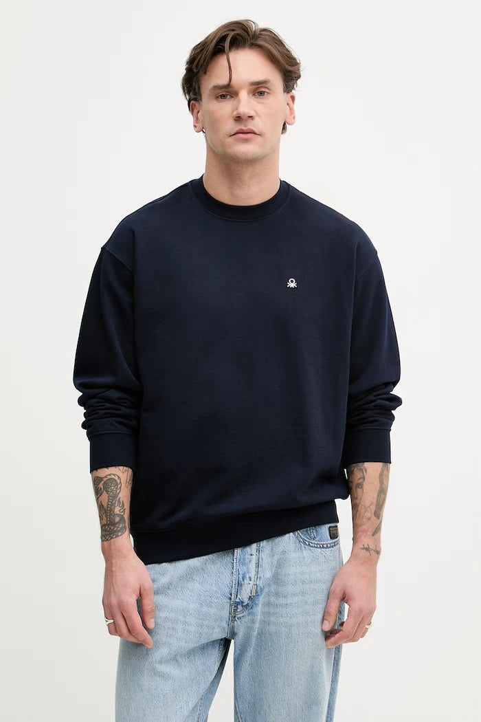 United Colors of Benetton Erkek Pamuklu Sweatshirt