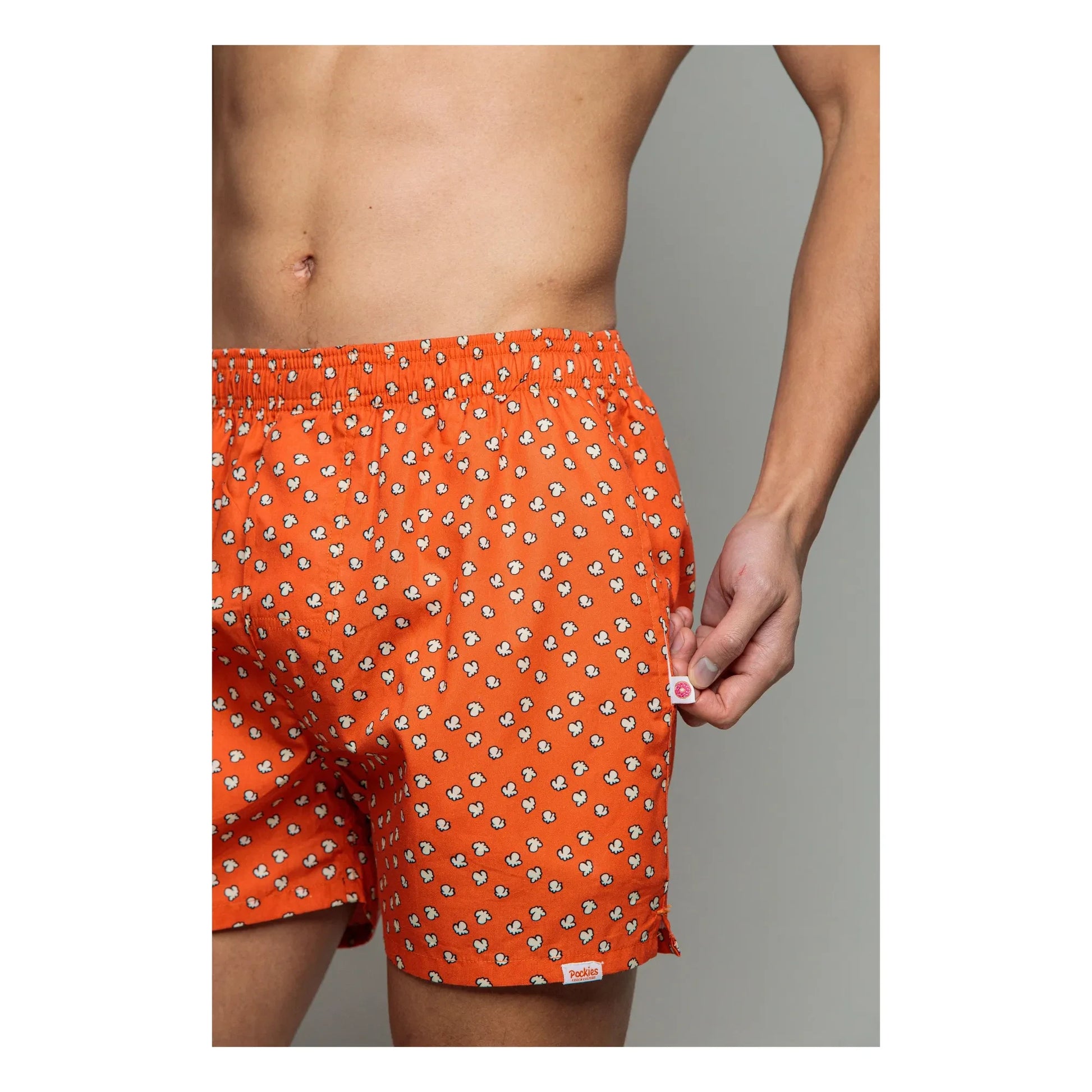Pockies - Popcorn shorts | Orange
