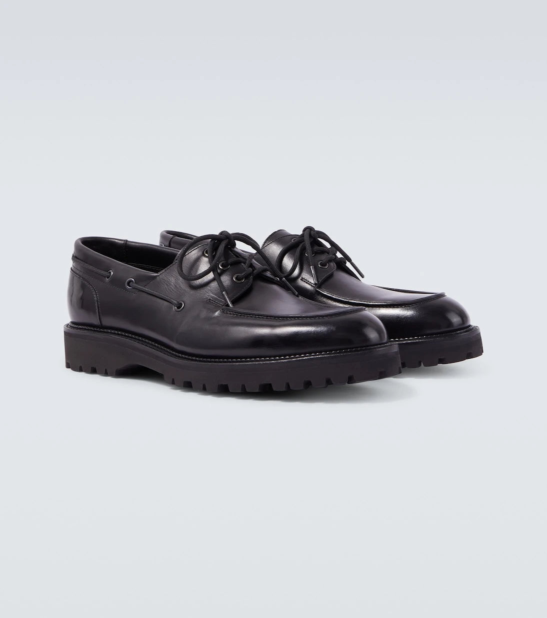 John Lobb - Tide leather boat shoes