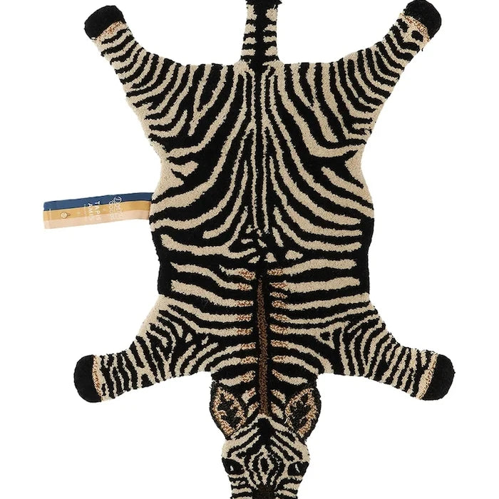 Вълнен килим Doing Goods Stripey Zebra 102 x 67 cm