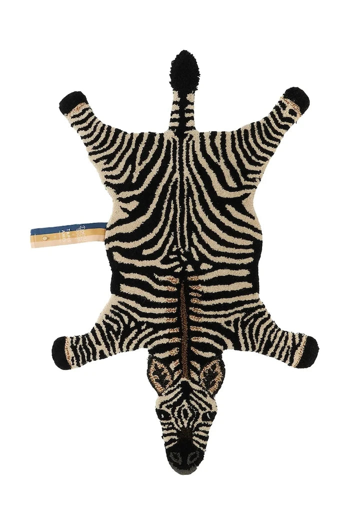 Вълнен килим Doing Goods Stripey Zebra 102 x 67 cm