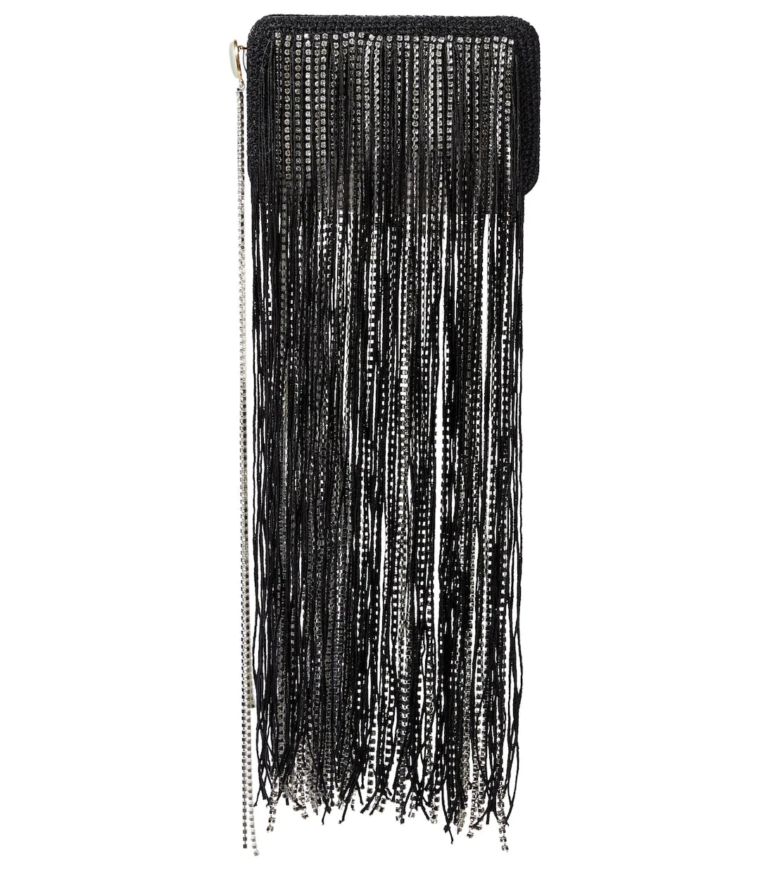 Magda Butrym - Lelia Mini embellished fringed clutch