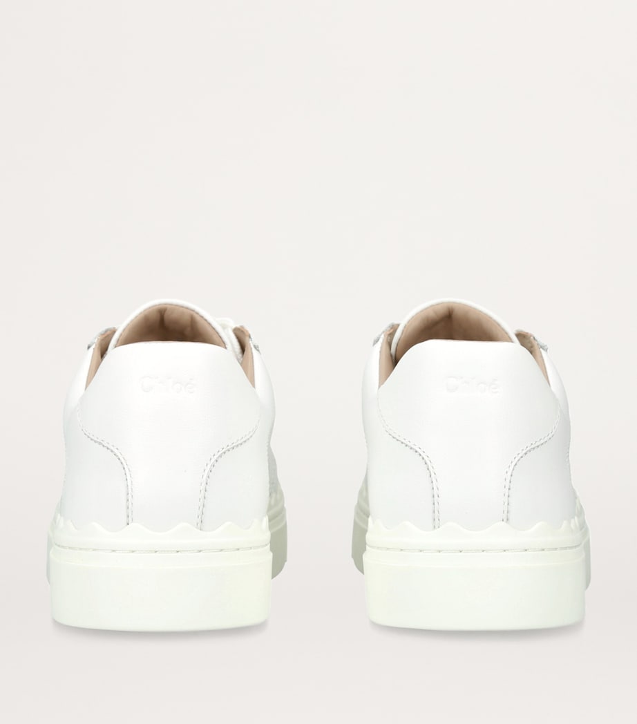 White Leather Lauren Sneakers