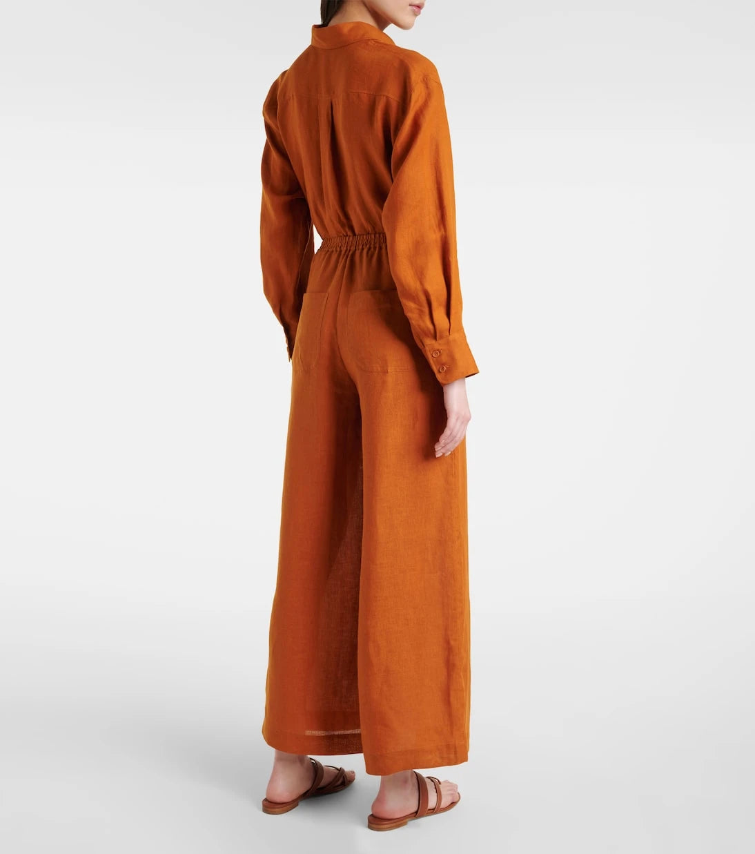 Eres - Select linen wide-leg pants