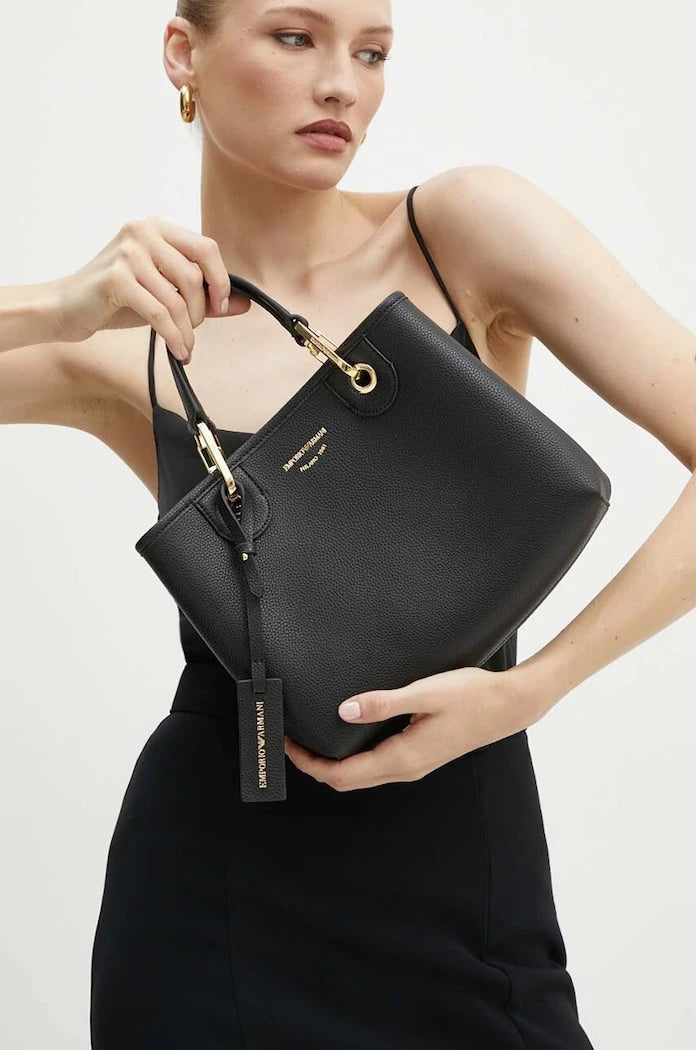 Emporio Armani suni deri çapraz askılı kadın çanta