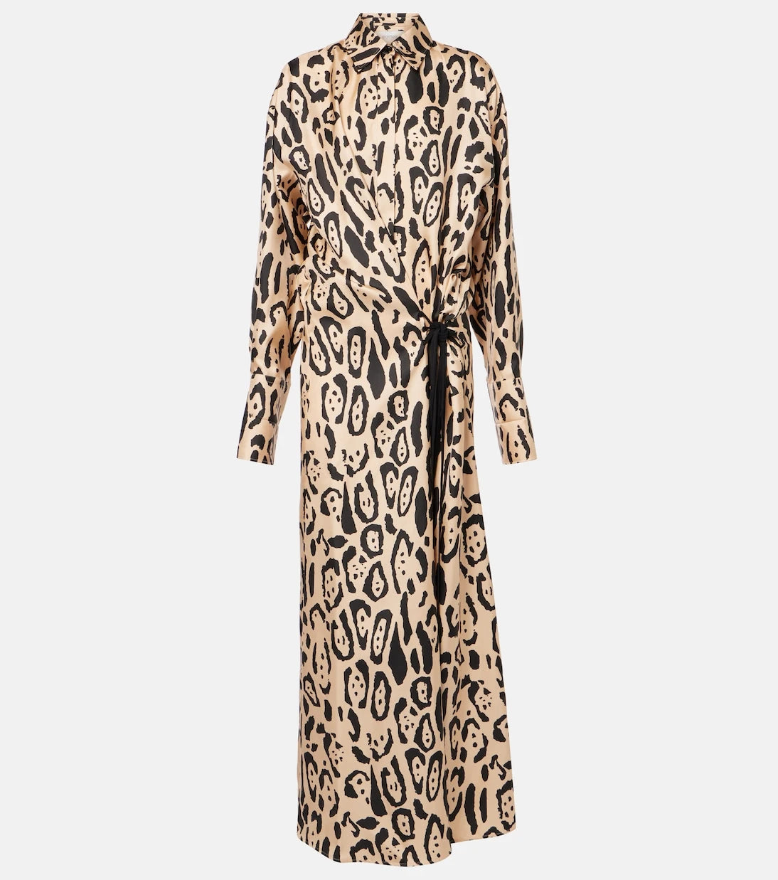 Sportmax - Astoria printed silk twill gown