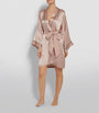 Olivia von Halle Pink Mimi Silk Robe