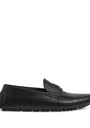 Saffiano Leather Driving Loafers