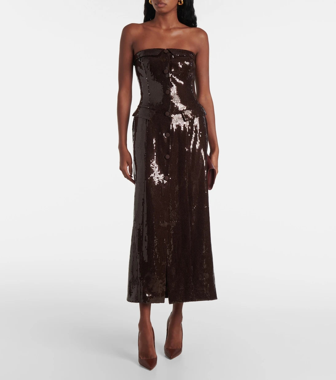Rotate - Sequined midi dress