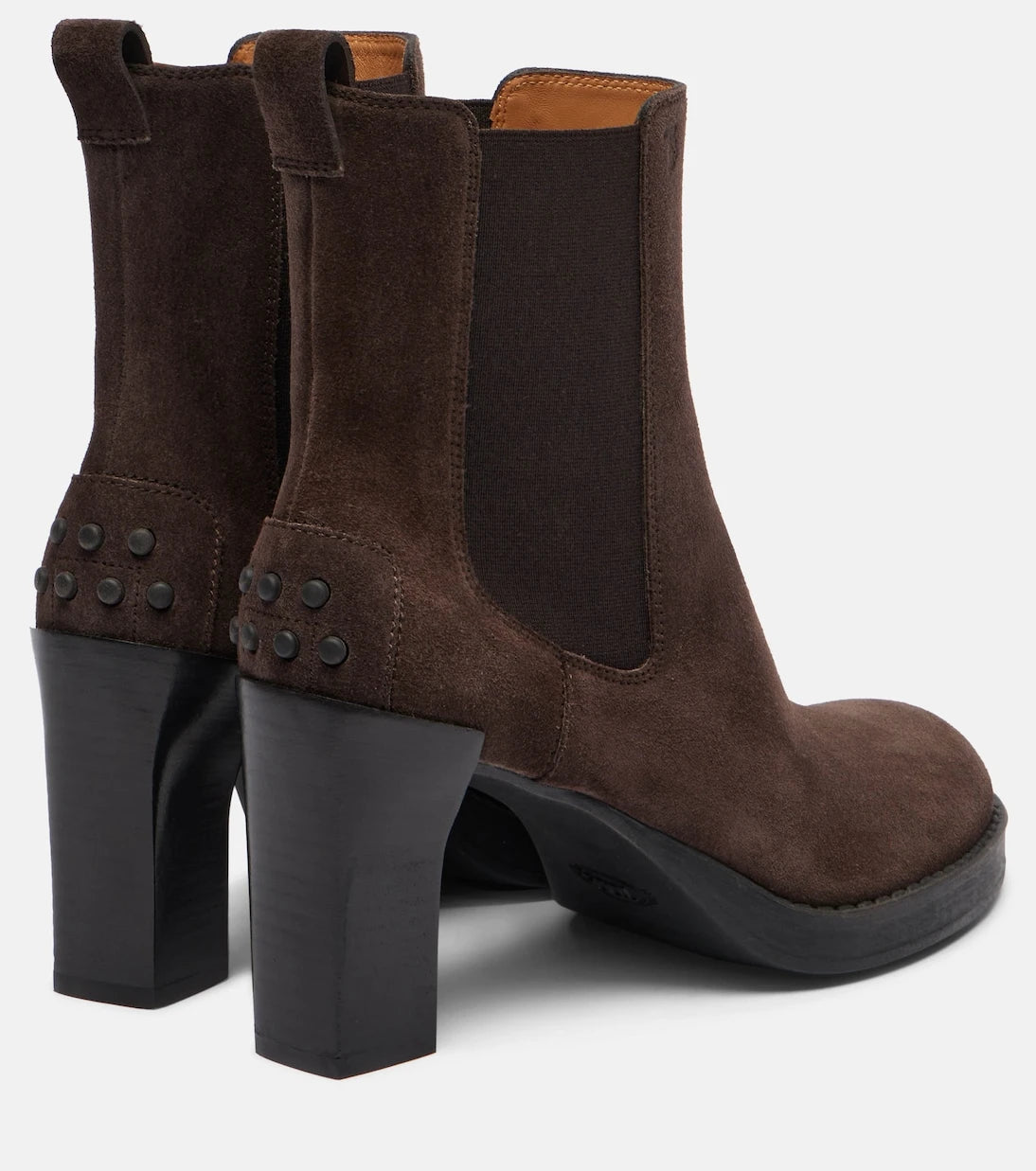 Tod's - 80 suede Chelsea boots