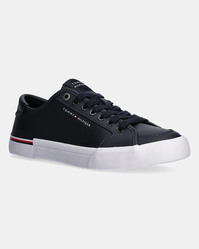 Tommy Hilfiger CORE CORPORATE VULC LEATHER Deri Spor Ayakkabı