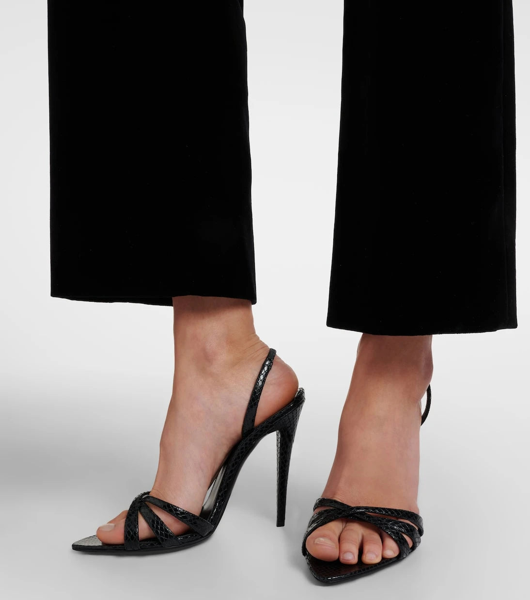 Saint Laurent - Kate leather slingback sandals