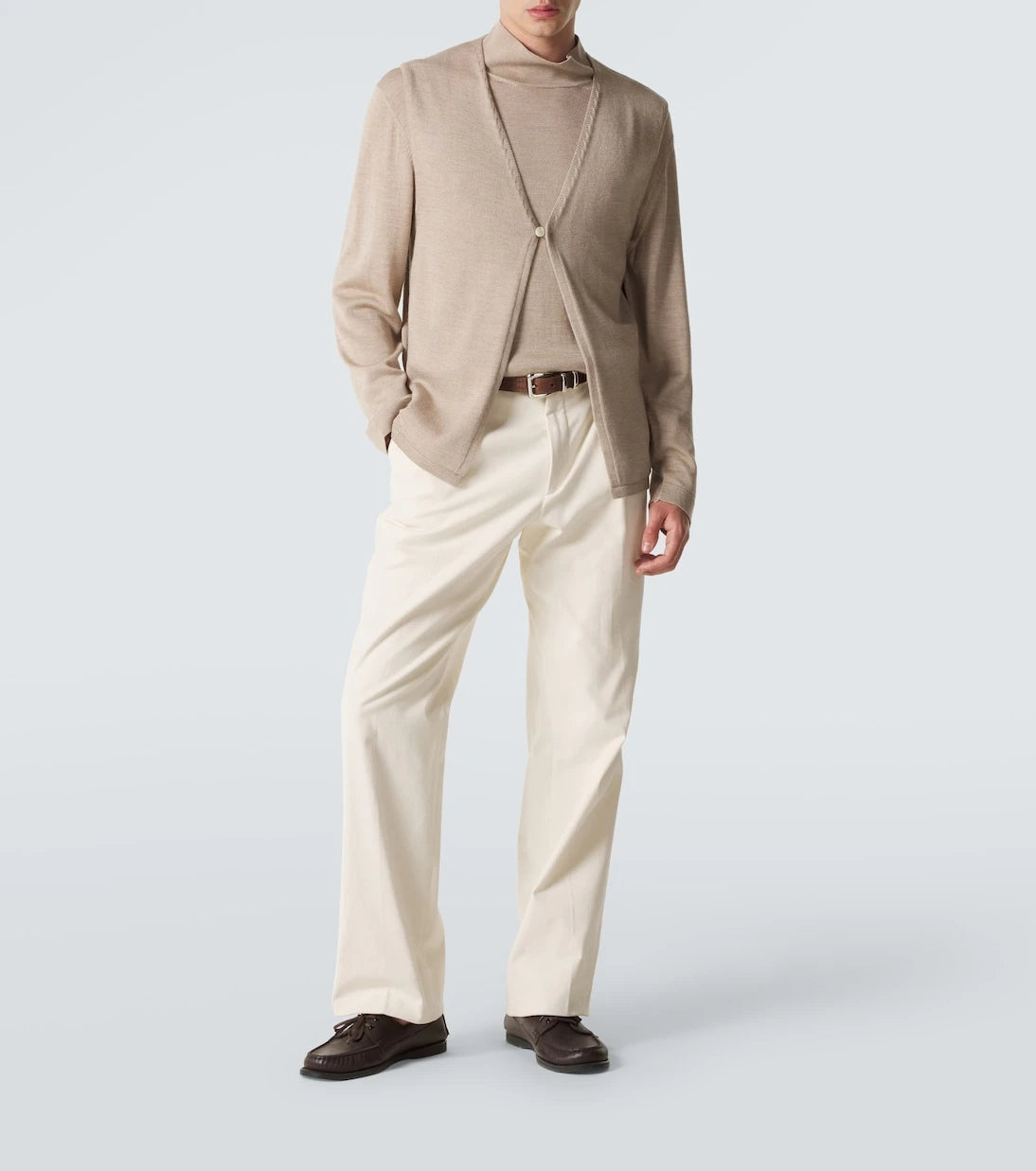 Stòffa - Wool and silk turtleneck sweater