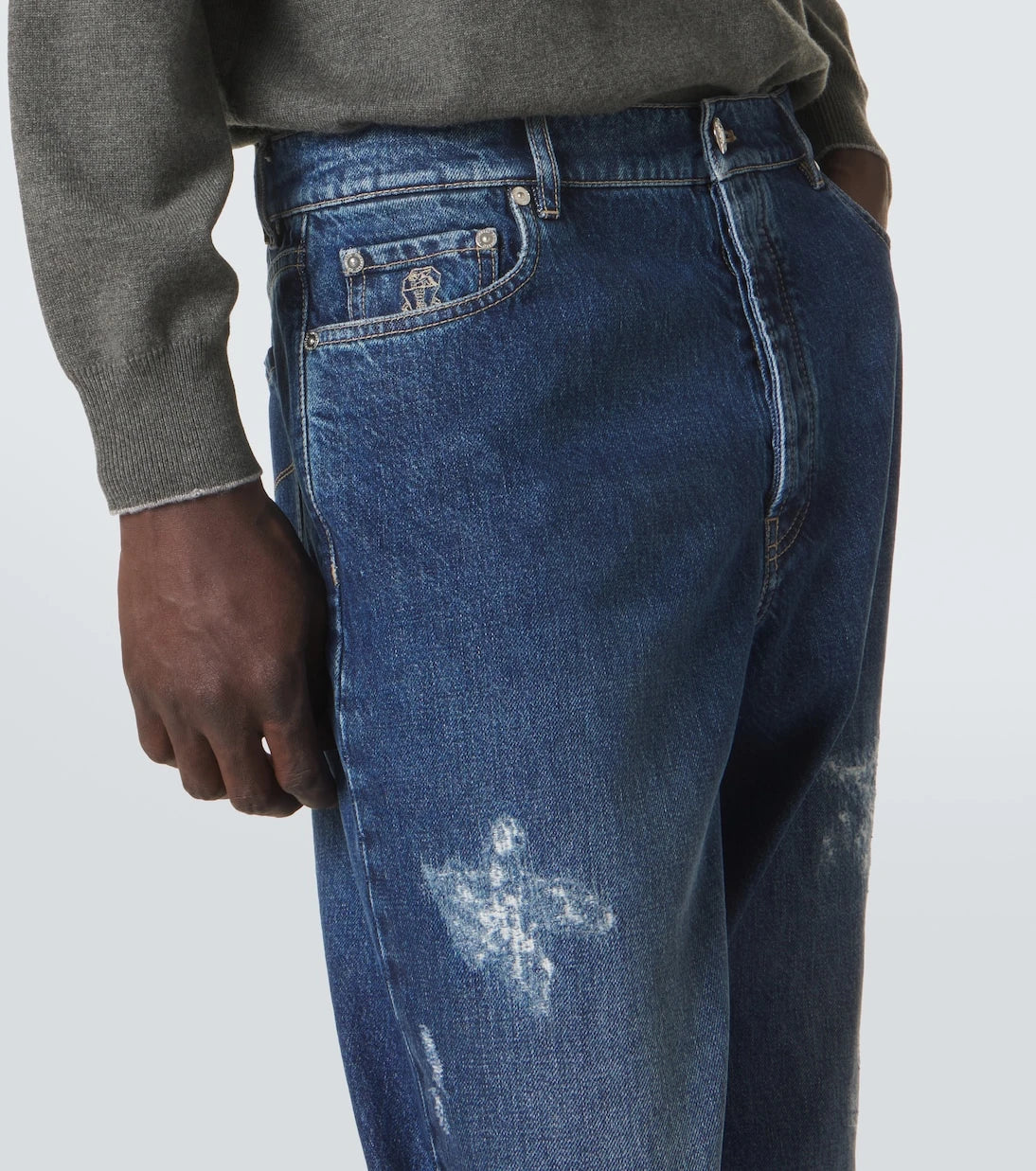 Brunello Cucinelli - Mid-rise straight jeans